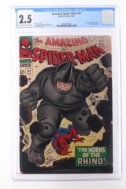 Amazing Spider-Man #41 - Marvel 1966 CGC 2.5 1st Appearance of the Rhino (Alekse