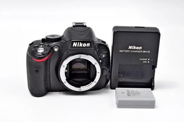 Nikon D5100 16.2MP Digital SLR Camera Body Black 7654shot [Excellent] From Japan