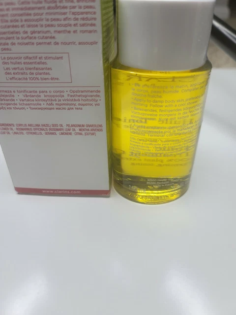 New Sealed Clarins Huile Tonic Firming Strech Marks 3.4OZ 3