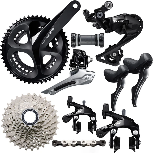 Brandneu Shimano 105 R7000 11-Gang Felgenbremse mechanisches Gruppenset 5800 6800