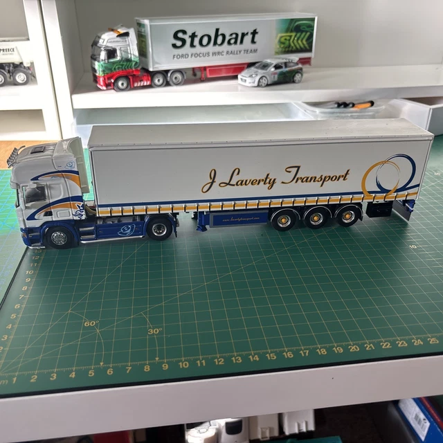 WSI 1/50 Scale Scania R 500 With Code 3 Fridge - J Laverty Transport ...