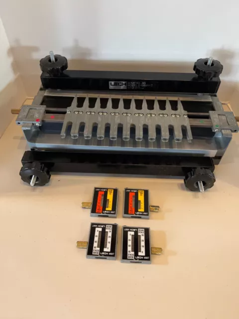 Lot Leigh Dovetail Jig D-1258R-12 with 4 Adjustment Gauges Mortise Tenon Canada