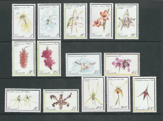 Vanuatu 1962 Orchidées Long Ensemble Complet(Scott 323-336) VF MNH Frais