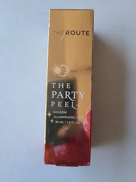 THE ROUTE The Party Peel Golden Iluminizing Peel Tamaño Completo 30 ml / 1 fl oz Nuevo en Caja