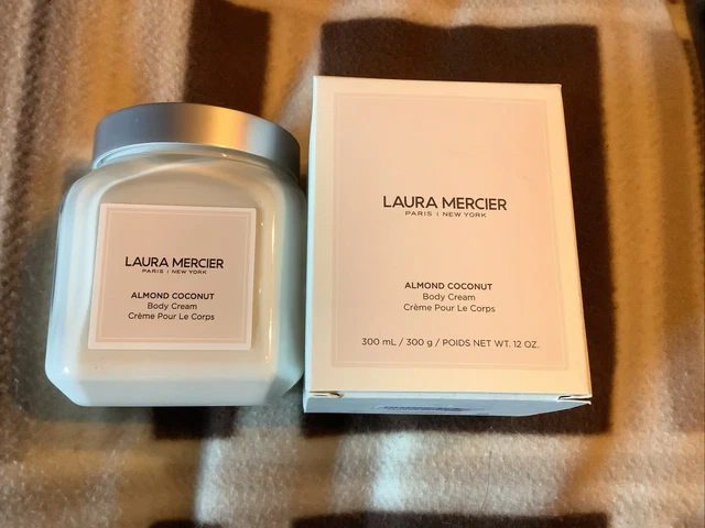 LAURA MERCIER ALMOND Coconut Body Cream 300g New & Boxed £64.99
