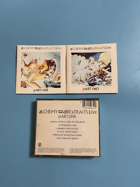 Alchemy Dire Straits Live Part One & Two CD Disc EX