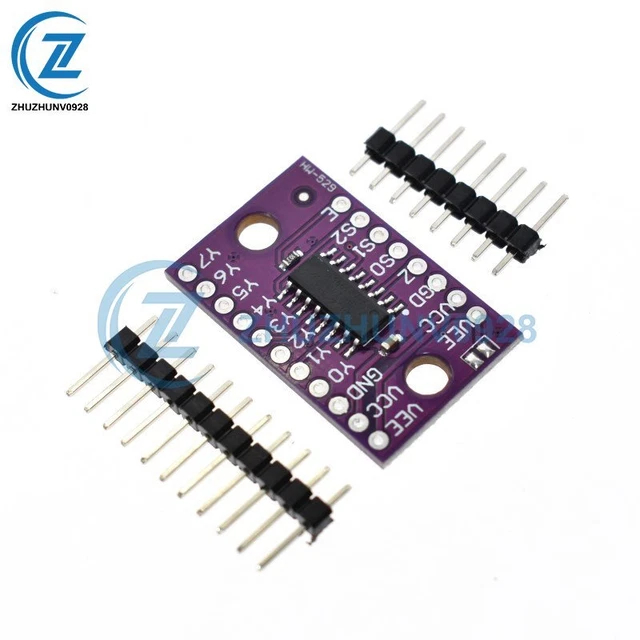 DollaTek 3Pcs 74HC4051 Modulo Selettore Per Multiplexer Analogico 8 - Foto 7