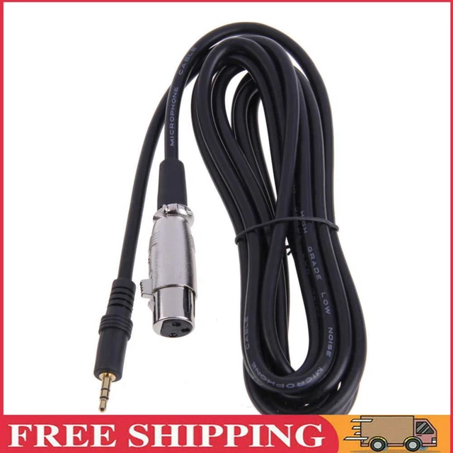 Neue XLR 3 Pin Buchse auf rechten Winkel 1/8 XLR3F, rechtwinklige 3,5 mm TRS für