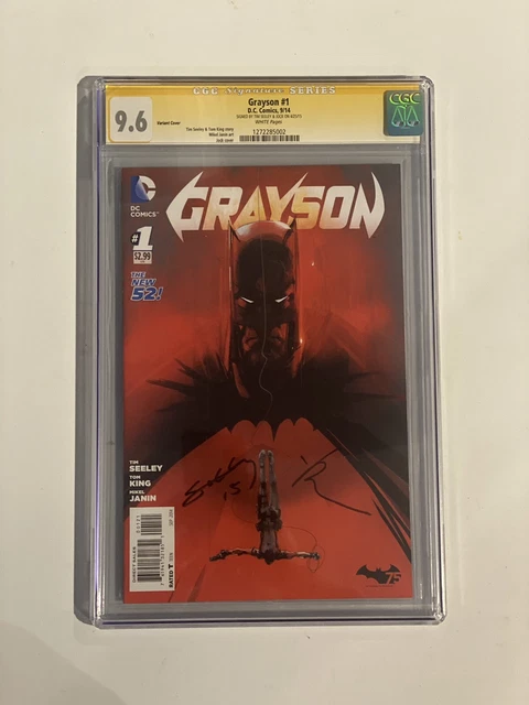 Grayson 1 CGC 9.6 SS Signed by Jock & Tim Seeley 75th Anniversary Variant