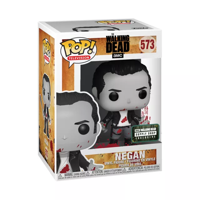 Funko Pop! Vinyl: The Walking Dead - Negan (Bloody) (Black & White) - AMC (AMC)