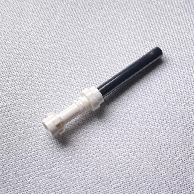 Genuine LEGO MINIFIGURE Weapon ~ Short 3L Black Blade & White Hilt