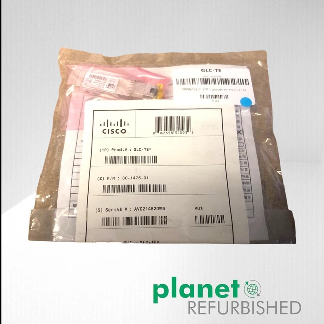 GLCTE CISCO 1000BASET SFP transceiver module for Category 5 copper