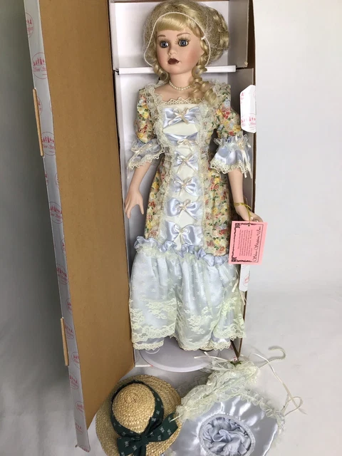 Florence Maranuk Show Stoppers Porcelain Doll 23" w/Box & Stand Valerie