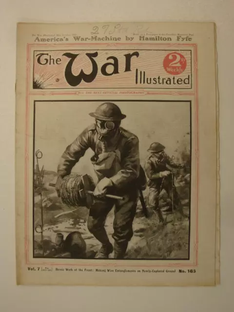 The War Illustrated, Great War # 166 (Air Warfare, Lens, Balkans, U-Boats, WW1)