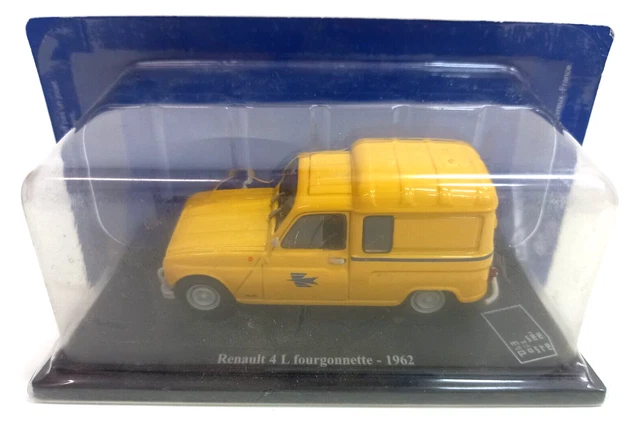 Renault 4 L Fourgonnette Poste 1962 1/43 Atlas Neuf Boite d'origine