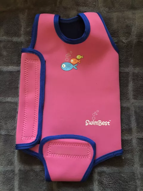 SwimBest Baby Pink Wetsuit 6-12 Months BNWOT