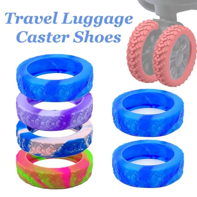 8PCS/Set Suitcase Parts Axles Suitcase Wheels Protection Cover  Luggage