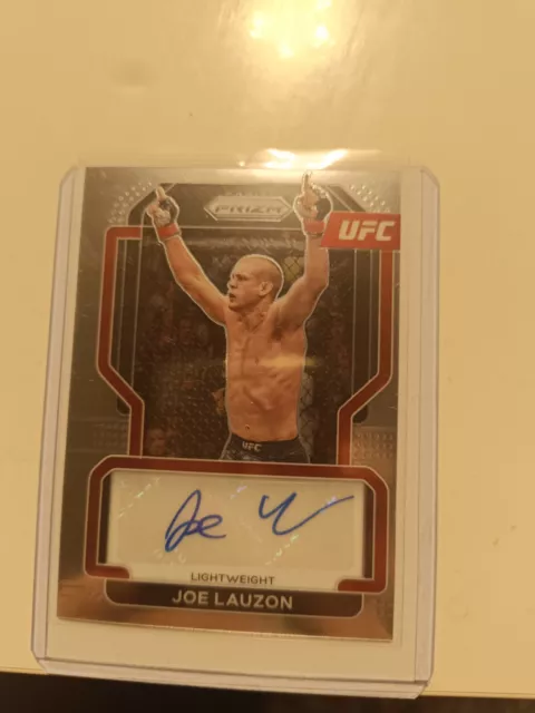 panini prizm UFC 2022 Joe Lauzon autógrafo