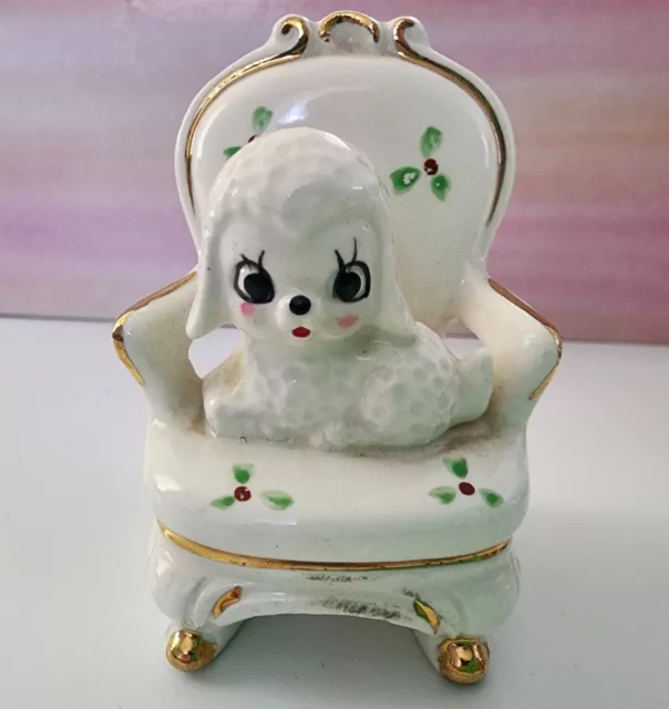 Vintage 1950’s  Anthropomorphic Lamb On Arm Chair Rare Japan