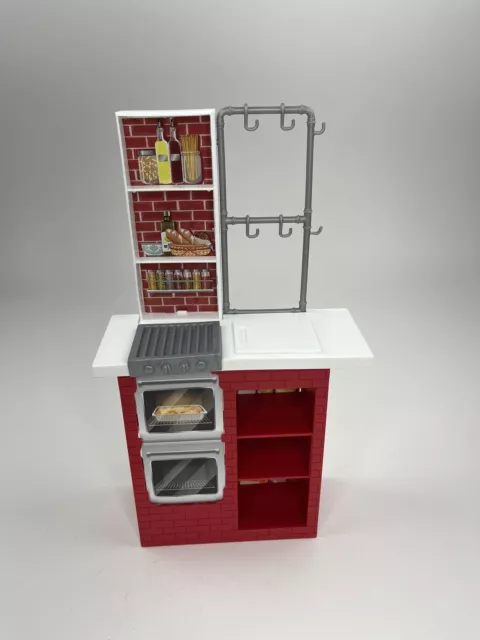 2015 Mattel Barbie Doll House Furniture Kitchen Oven Stove Unit