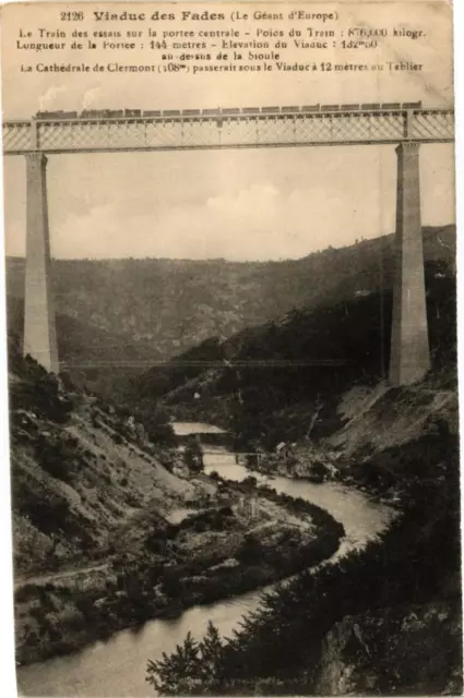 CPA Viaduct des FADES (Le Geant d'Europe) - Le Train des ESSAYS sur la (222047)
