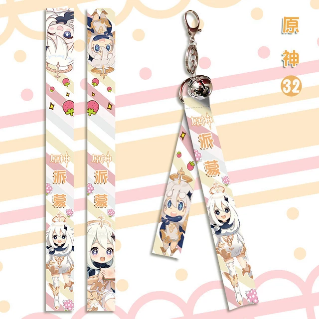 Paimon Keychain COLLECTION KEYRING PROPS Anime Genshin Impact Paimon Keychain Toy ...
