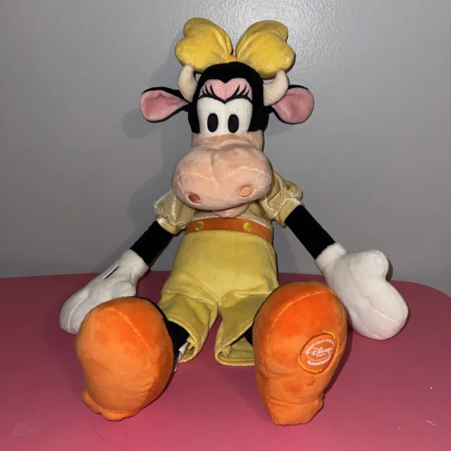 DISNEY STORE EXCLUSIVE Clarabelle Cow Plush Mickey Mouse Clubhouse RARE ...