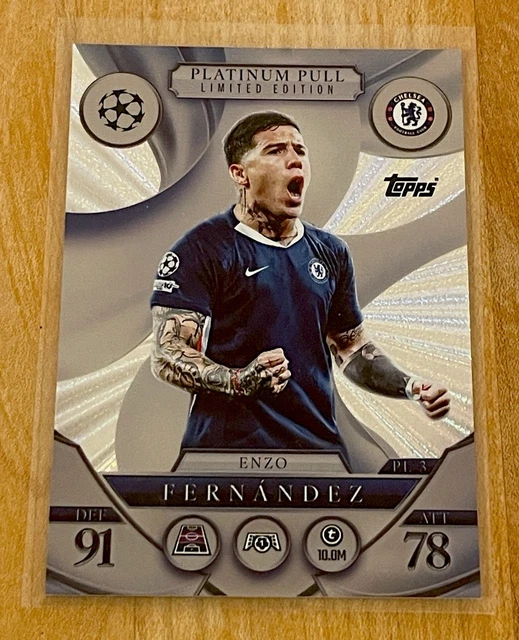 TOPPS MATCH ATTAX CL 2025/26 - Platinum Pull Limited Edition - Enzo ...