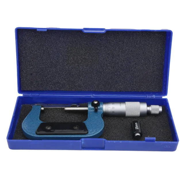 Micrometer Spiral 25‑50mm Outside Measuring Calipers Mechanical Locking Device