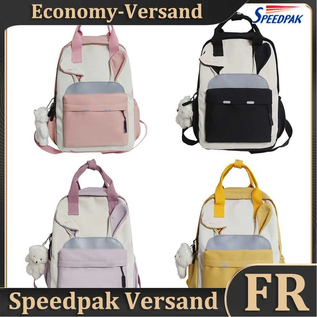 Hit Color Backpack Student School Travel Large Capacity Handbags Knapsacks Hot