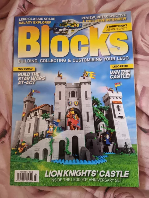 Blocks Lego Magazine Issue 94 RARE 2022 Knights Castle Galaxy Explorer Star Wars