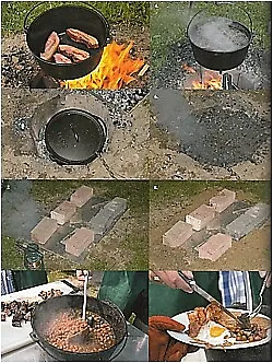 Bothe: Dutch-Oven, Kochen über offenem Feuer Kochbuch/Rezepte/Rezeptbuch/Grillen 2