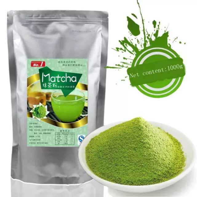 Premium 500g (1.1LB) Chine Poudre de thé vert Matcha 100% naturel