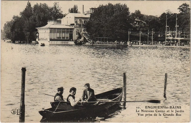 CPA ENGHIEN-LES-BAINS New Casino and the Garden (999759)