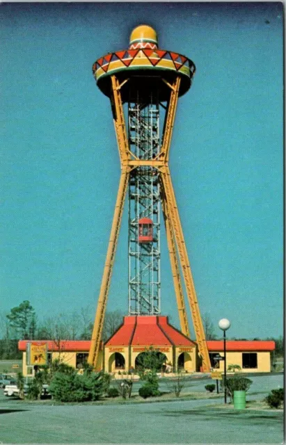 Sombrero Tower South of Border Hamer South Carolina Vintage Postcard