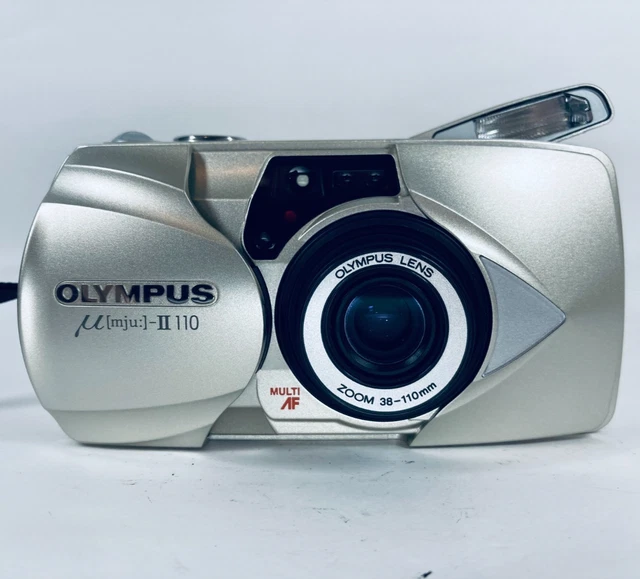 NEAR MINT] OLYMPUS μ mju II 110 Point & Shoot 35mm Film Camera