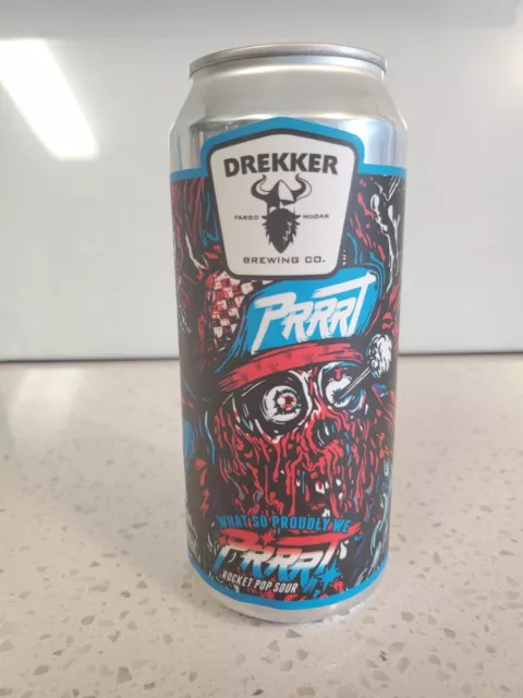 Drekker Brewing Craft Beer *Empty* Can PRRRT Rocket Pop Sour