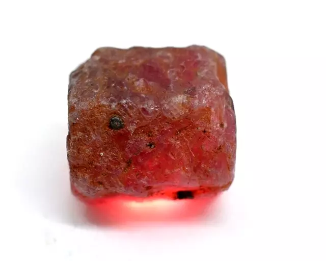 Natural Unheated Red 53 Ct Ruby Corundum Specimen Earth Mined Facet Rough