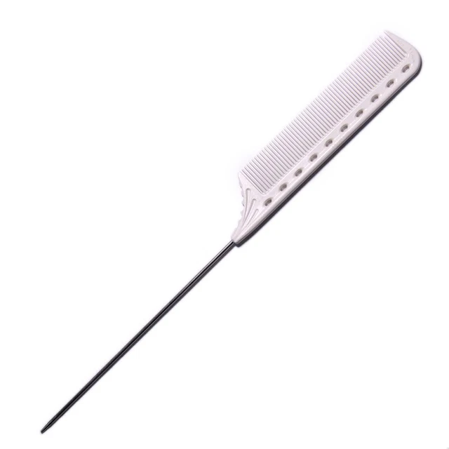 Y.S. Park 122 Extra Long Pintail Comb - White