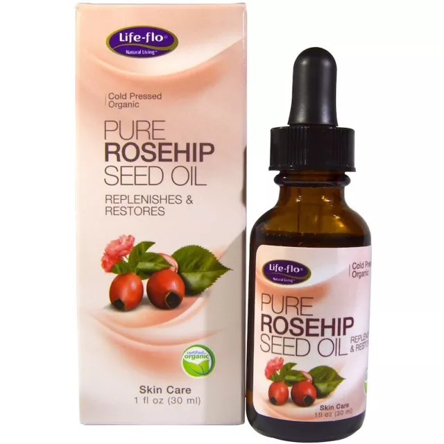 Pure Organic Rosehip Seed Oil 30ml | Cold Pressed | Replenishes & Restores Skin