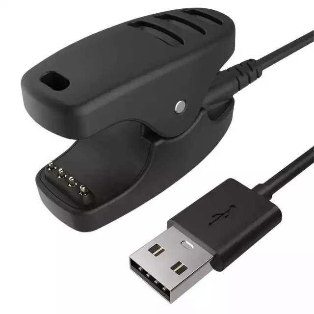 Cable Chargeur Chargement Charger USB 1m Noir Compatible avec Spartan Trainer