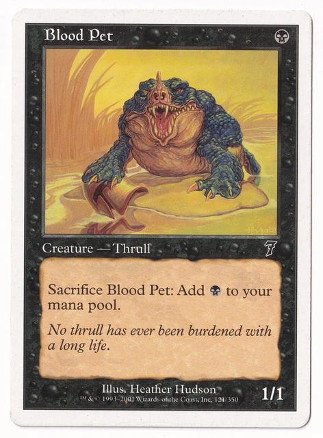 【超美品】MTGブラッド・ペットBlood Pet foil BloodPet__49776.1648656704.jpg?c=2