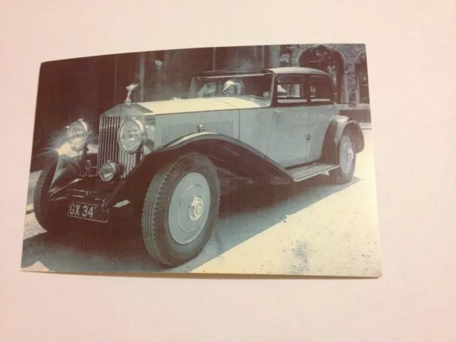 Nostalgia Postcard - 1920s - Rolls Royce Sedan