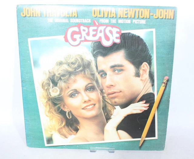 GREASE JOHN TRAVOLTA Olivia NewtonJohn Original Soundtrack LP 12