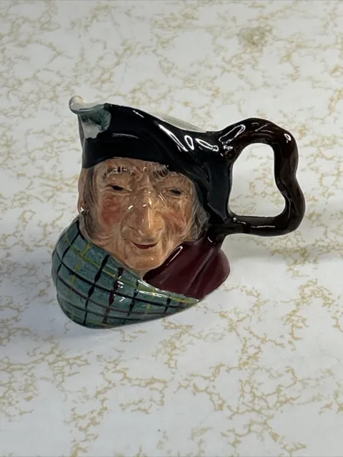 Vintage Kelsboro Ware “Toby Jug” Creamer Pitcher Made in England Hand Painted