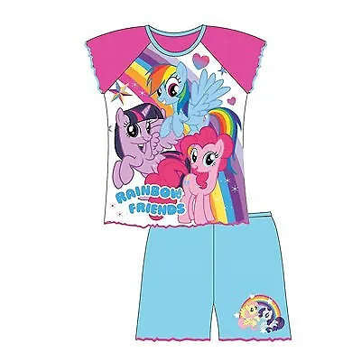 Girls My Little Pony Short Shorty Pyjamas Age 18-24 Months 2-3 3-4 4-5 years
