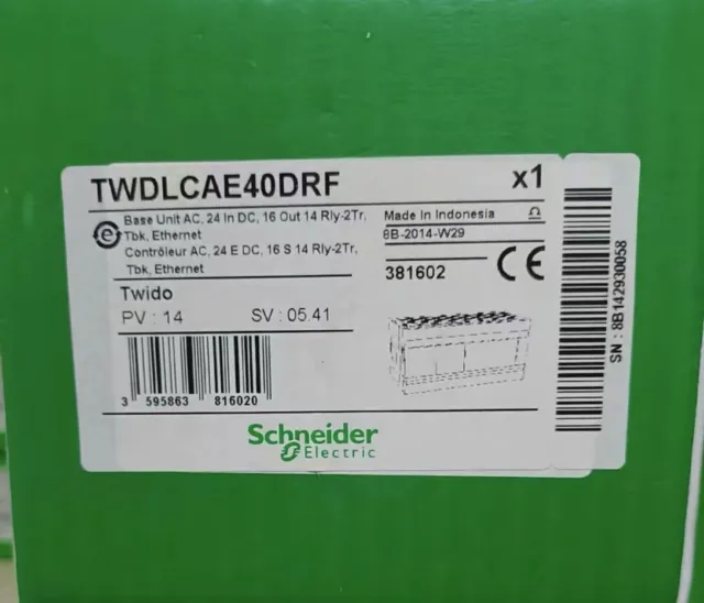 Schneider Twido TWDLCAE40DRF PLC 24 In Programmable Logic Controller Base Unit #