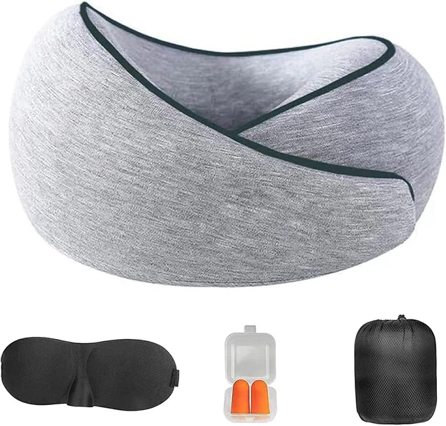 Pillow for Travel - Memory Foam, Comfortable & Breathable Soft U Shaped Pillows