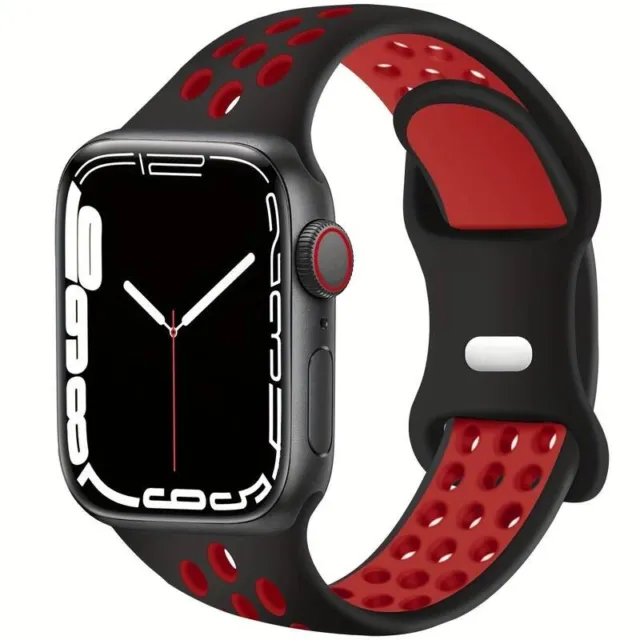 Silikon Sport Armband für Apple Watch SE 8 7 6 5 4 3 2 & SE 38-41mm