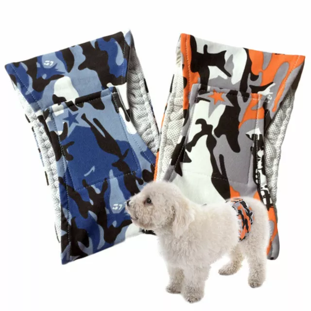 Male Dog Incontinence Marking Tummy Wrap Pant Nappy Diaper Sanitary Stud